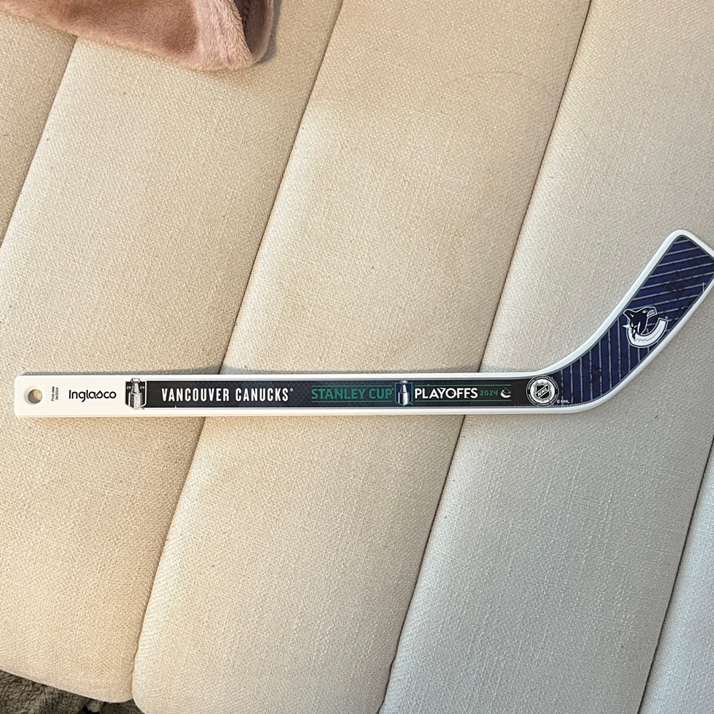 Vancouver Canucks Playoffs 2024 souvenir mini stick
